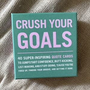 Crush Your Goals Quote Cards